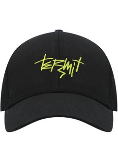 Termit Termit Black Baseball Cap for Kids – One Size Adjustable Hat with Embroidery, Cotton Front & Mesh Back, Breathable Summer Cap for Sports & Travel  - Image 2