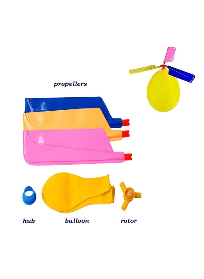 BAIVYLE Kids Toy Balloon Helicopter (12 pack) Children's Day Gift Party Favor easter basket, stocking stuffer or birthday! Flying Toys for Boys and Girls - Outdoor Sport Toy for 7 8 9 10 Year Old - Image 4