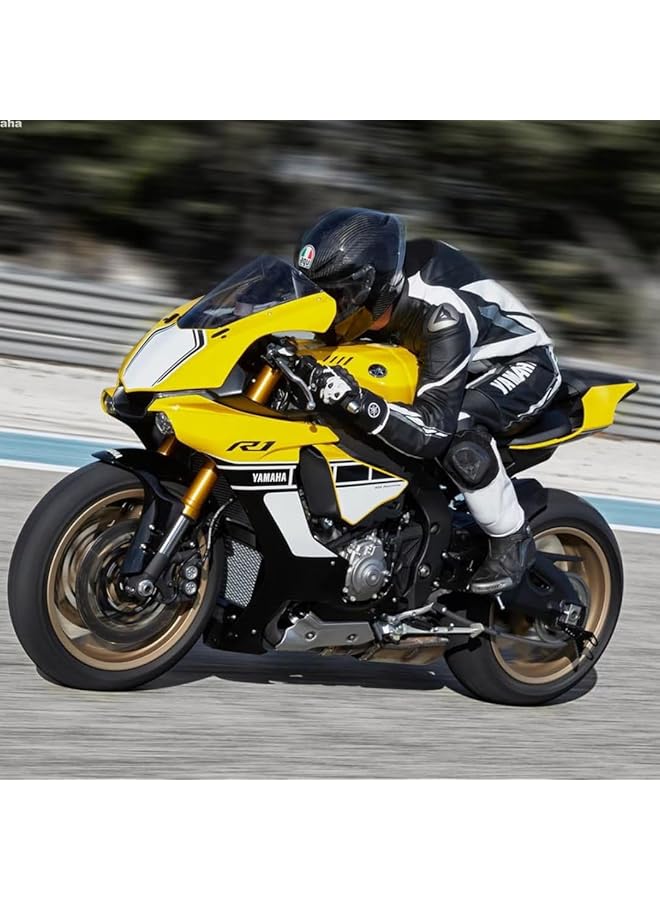 إيروريكس نسخة طبق الأصل من دراجة ياماها Yzf R1 الصفراء المصبوبة، إصدار محدود الحجم 1 12 للأطفال من سن 3 سنوات فما فوق - Image 5