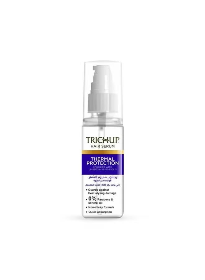 Trichup Original Serum 60ml – Hair Loss Treatment, Strengthening and Thickening of Follicles – Heat Protection with Flaxseed and Sesame Oils – Suitable for All Hair Types