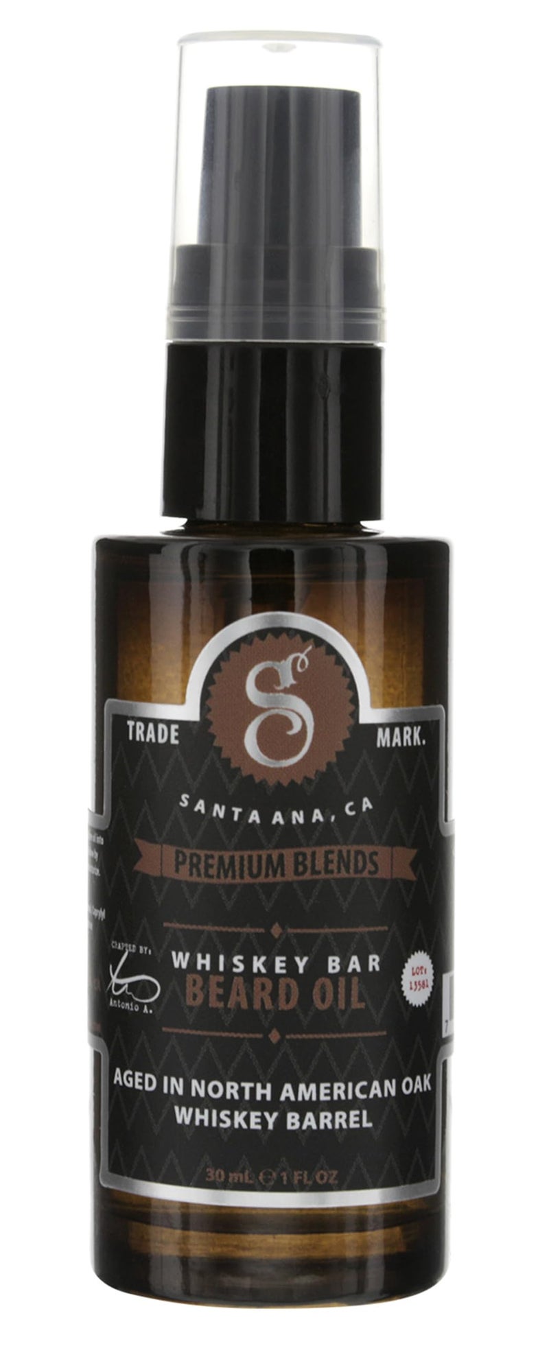 Suavecito Premium Blends Beard Oil LeaveIn Beard Conditioner For Softening Hair Hydrating Skin Eliminating Beard Dandruff Healthy Beard Growth Whiskey Bar Fragrance 1 oz - Image 3