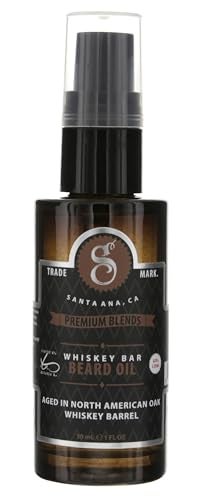 Suavecito Premium Blends Beard Oil LeaveIn Beard Conditioner For Softening Hair Hydrating Skin Eliminating Beard Dandruff Healthy Beard Growth Whiskey Bar Fragrance 1 oz - Image 1