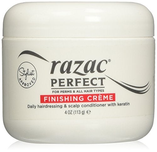 Razac Perfect for Perms Finishing Creme Daily Hairdressing and Scalp Conditioner, 4 Ounce - Image 1