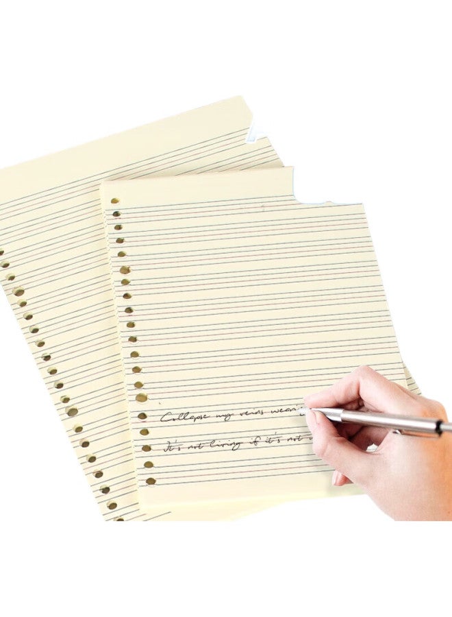 Tango B5 Loose-Leaf Refill Paper English Line Style For Postgraduate Entrance Exam Mistake Review, Exam Knowledge Points Review, English Notes, Vocabulary And Sentences. Universal 26-Hole Detachable Replacement Refill, 60 Sheets - Image 3