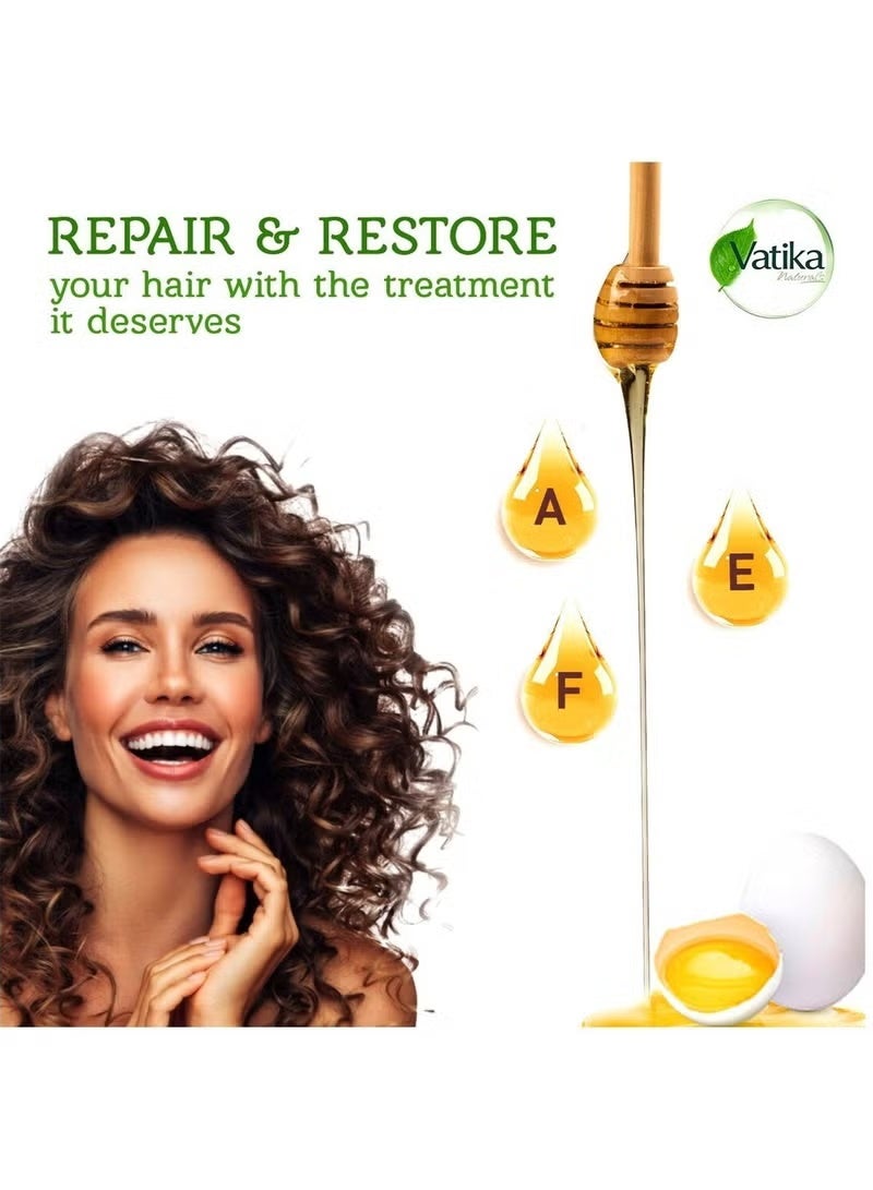 فاتيكا ناتشورالز بديل الزيت لإصلاح واستعادة الشعر بالعسل والبيض 300 مل - Image 2