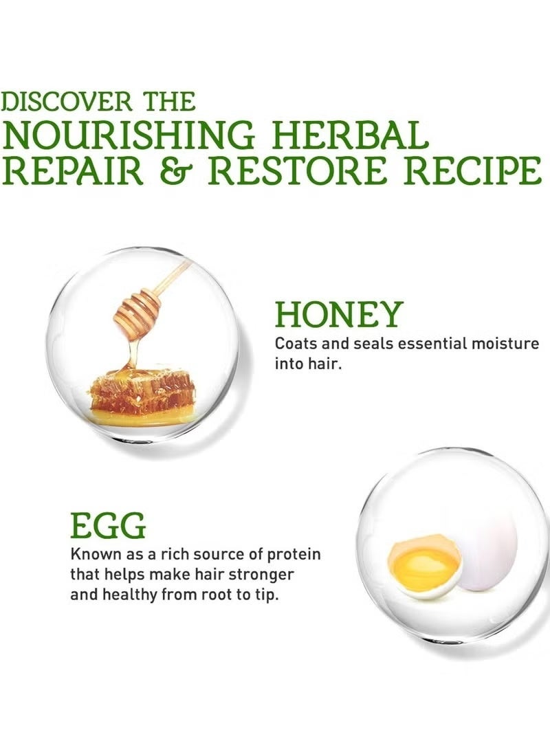 فاتيكا ناتشورالز بديل الزيت لإصلاح واستعادة الشعر بالعسل والبيض 300 مل - Image 3