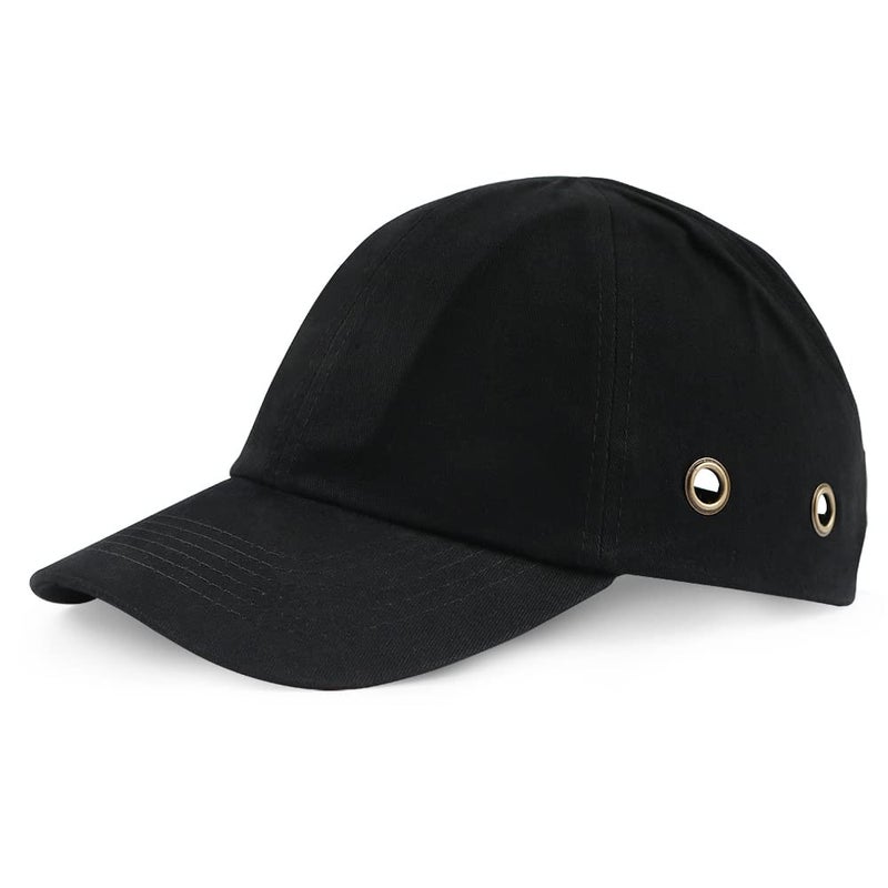 GREEN DEVIL Safety Bump Cap Baseball Hat Style Lightweight Head Protection Cap Hard Hat for Men Women (Classic Black) - Image 1