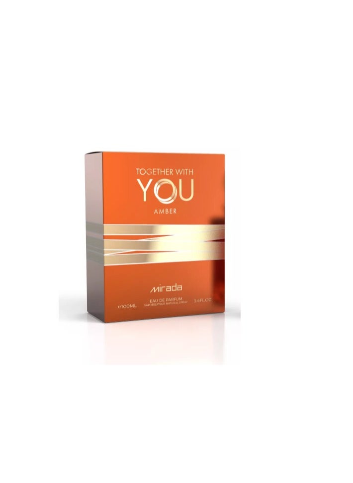 Mirada Together With You Amber  For Men  EDP 100ml  - Image 3