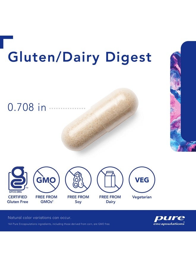 كبسولات نقية لهضم الغلوتين/الألبان | مزيج فريد من الإنزيمات لدعم هضم صحي للغلوتين والألبان* | ١٢٠ كبسولة - Image 2