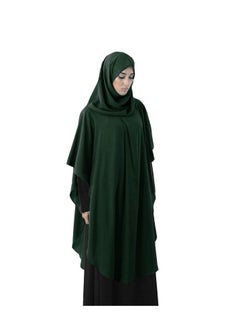 Loquat حجاب بأكمام طويلة باللون الأخضر  - Image 1