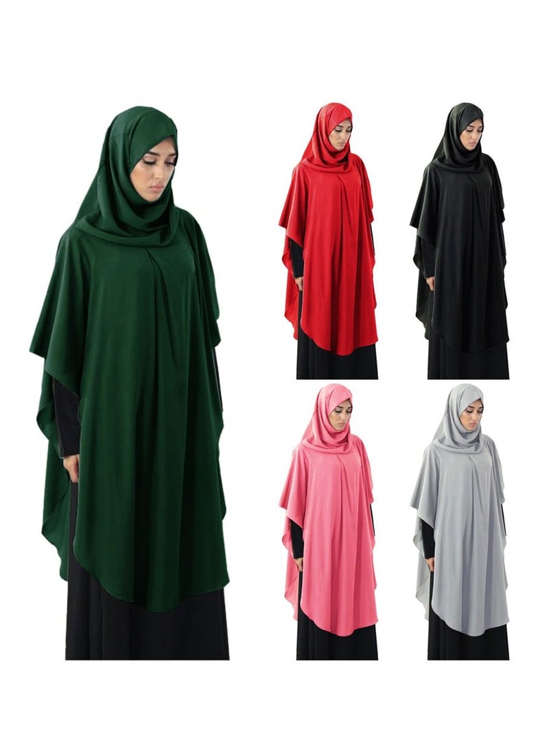 Loquat Long Sleeves Hijab Green  - Image 2