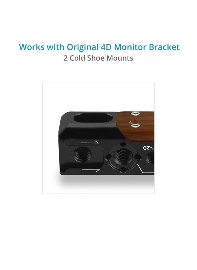 PROAIM - SnapRig Top Handle Compatible with DJI Ronin 4D Camera Gimbal | High-Grade Aluminum Construction | Supports External Monitors, Wireless Video Transmitters, Or Articulating Arms (TH250) - Image 1