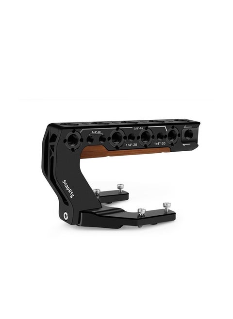 SnapRig Top Handle Compatible with DJI Ronin 4D Camera Gimbal | High-Grade Aluminum Construction | Supports External Monitors, Wireless Video Transmitters, Or Articulating Arms (TH250)