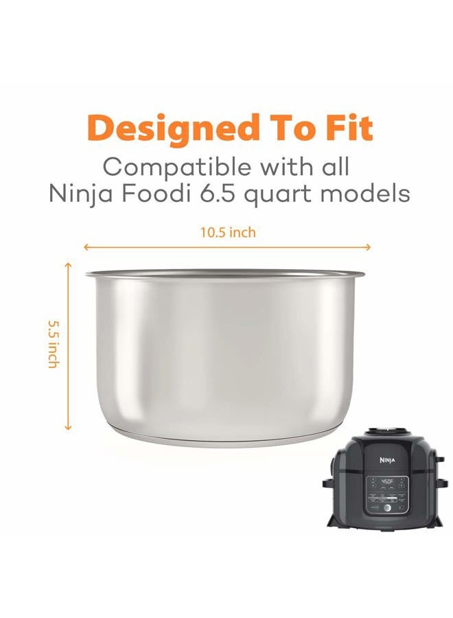SICHEER Stainless Steel Inner Pot Replacement Insert Liner Accessory Compatible with Ninja Foodi 6.5 Quart - Image 2