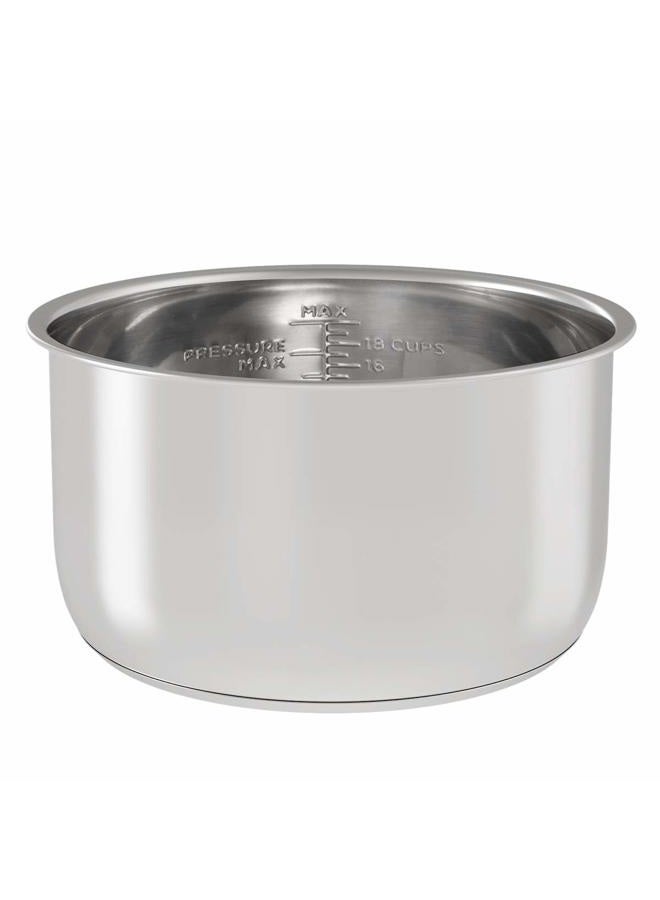SICHEER Stainless Steel Inner Pot Replacement Insert Liner Accessory Compatible with Ninja Foodi 6.5 Quart - Image 1