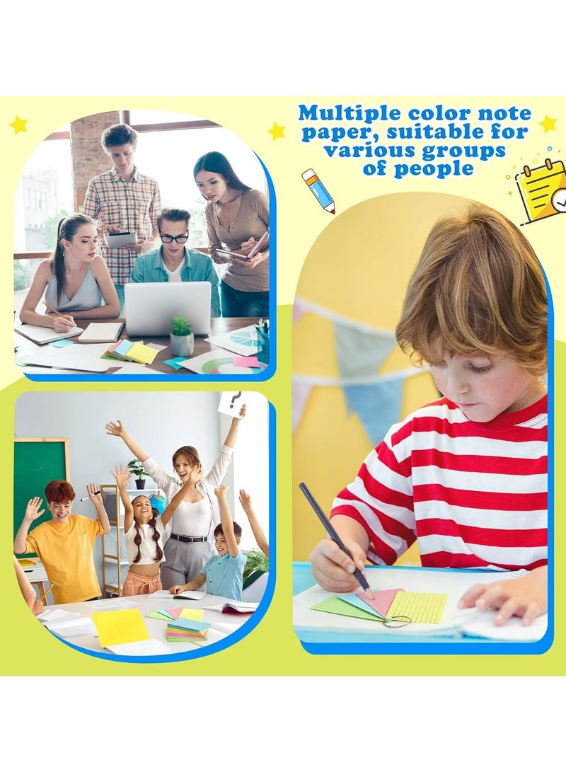 CMGTYYD Colored Index Cards 3x5 Inches Flash Cards with Ring Lined Flashcards Note Cards for Studying, 200 Count. - Image 5