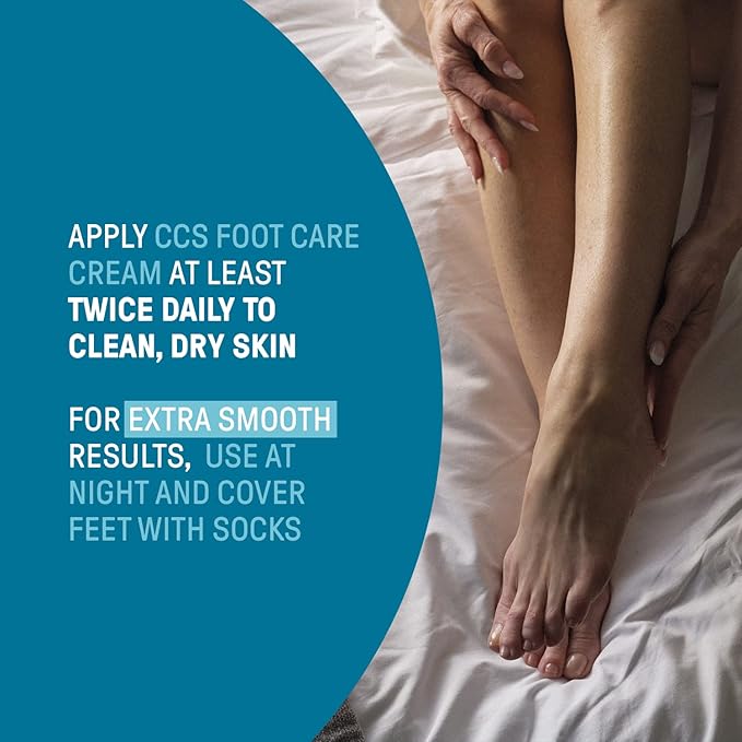CCS Professional Foot Care Cream 60 ml Moisturise and Protect Dry and Callused Feet Contains 10 Urea and Eucalyptus Oil Clinically Tested Suitable for Diabetics - Image 3
