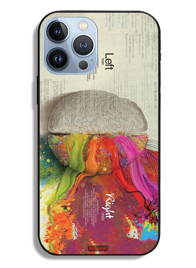 Tolwak Apple iPhone 13 Pro Max Protective Case Abstract Brain Science Artwork - Image 2