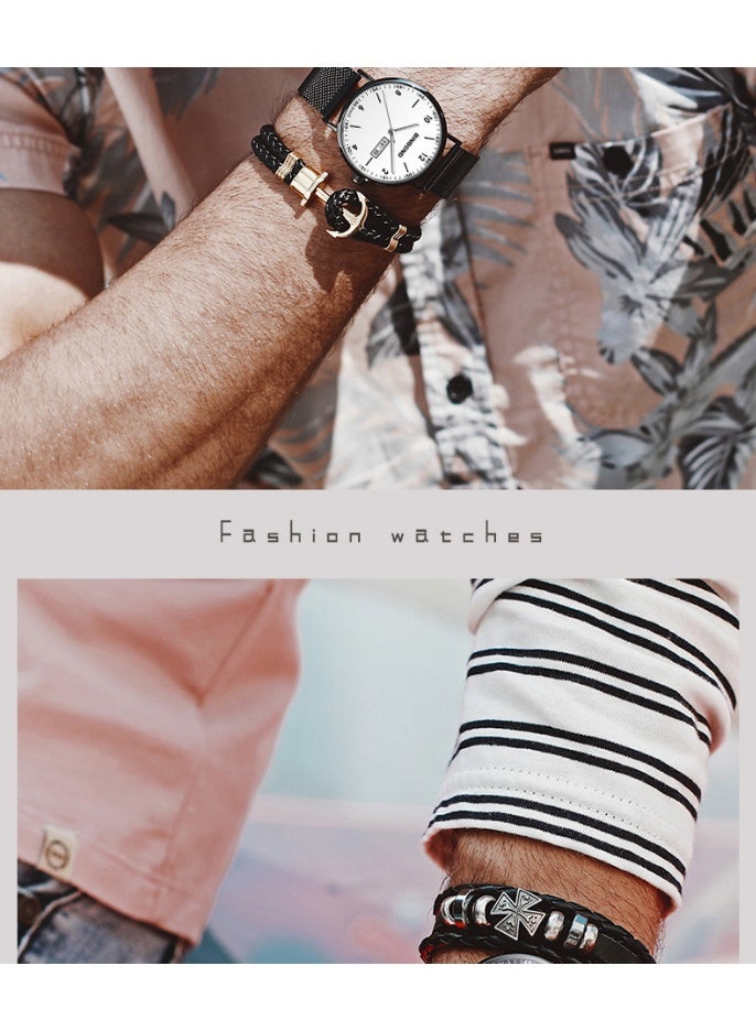 Conceptual watch, trendy middle school student watch, men's quartz waterproof ultra-thin watch - Image 3