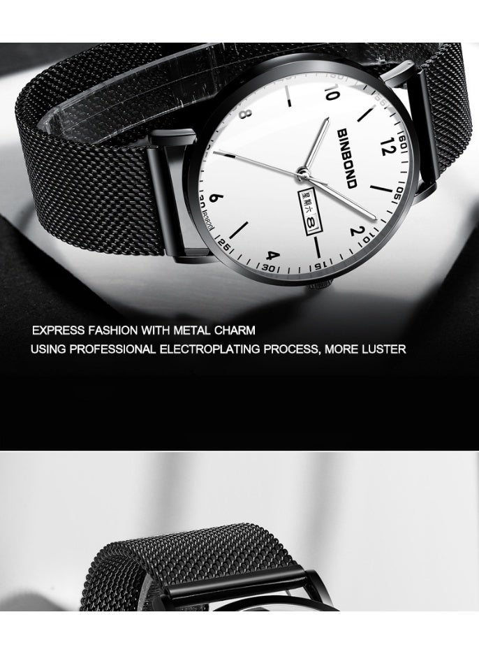 Conceptual watch, trendy middle school student watch, men's quartz waterproof ultra-thin watch - Image 2