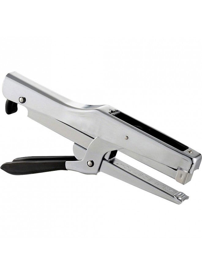 Bostitch مُدبِّس بوسيتش المكتبي، سعة 20 ورقة، مقبض سهل الضغط، جهد مُخفَّض، تقنية عدم التعلق، كروم - Image 1