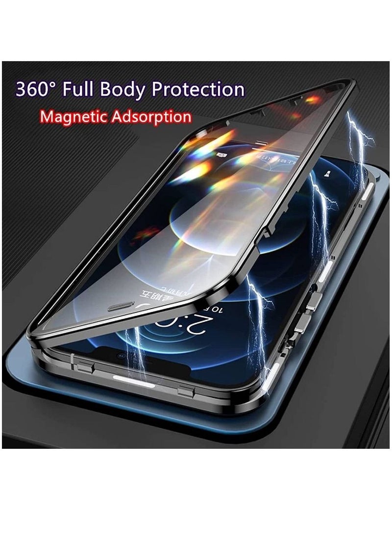 ZOOMEE - Ultra Protective Anti-Scratch Anti-Spy Magnetic Privacy Case Cover For Apple iPhone 14 Pro Max Black - Image 1