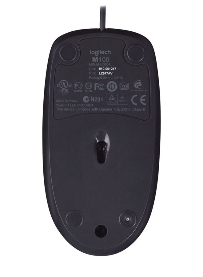 Logitech M100 Optical Mouse multicolour - Image 2