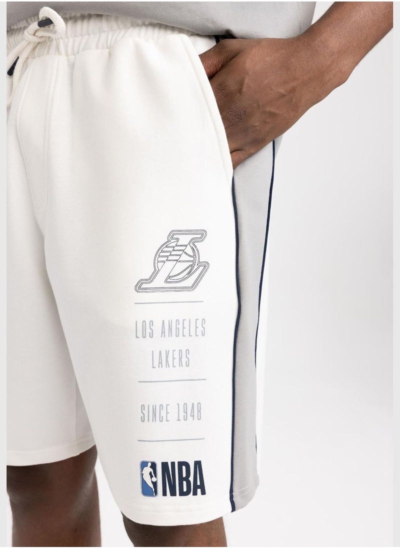 DeFacto Man NBA Los Angeles Lakers Licenced Knitted Short  - Image 4