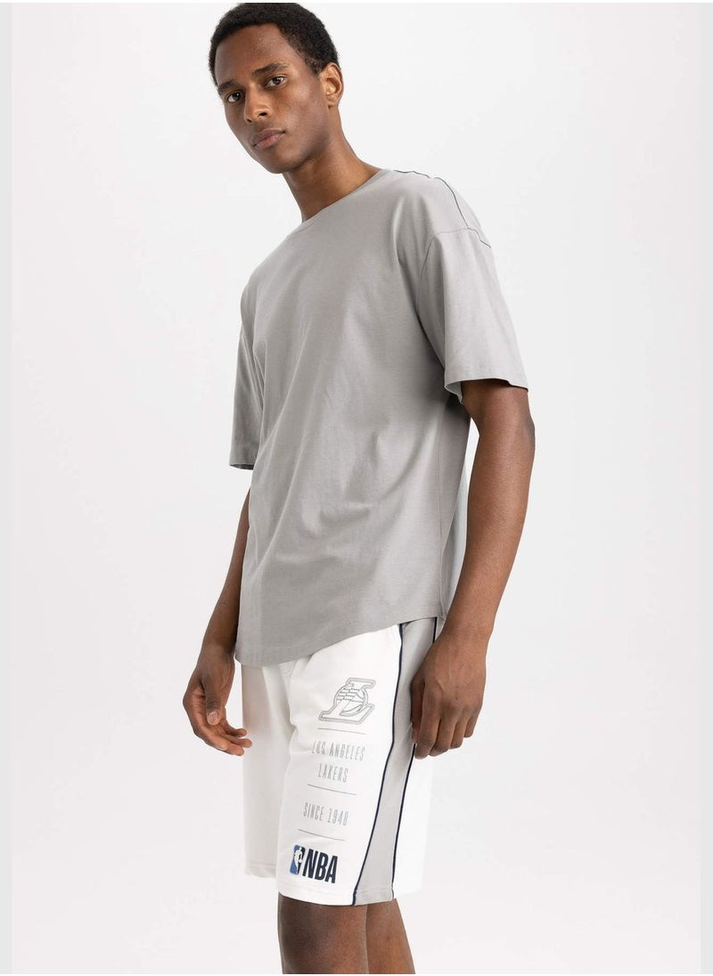 DeFacto Man NBA Los Angeles Lakers Licenced Knitted Short  - Image 1