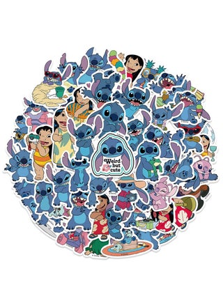 50 Pieces Stitch Waterproof Sticker Cute Anime Cartoon Laptop Skateboard Luggage Computer Water Bottle Graffiti Sticker For Kids Teens Girls Adults - pzsku/Z0F5F814AE1B4CAA31ECFZ/45/_/1715679012/1102a5bd-b2a6-4210-ba1b-050b9d730287