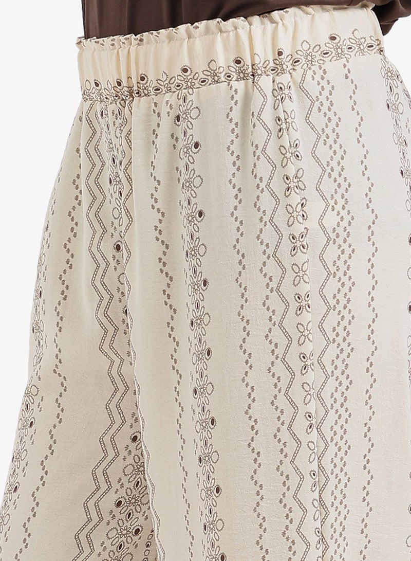 Clue Embroidery-Style Relaxed Pants - Image 5