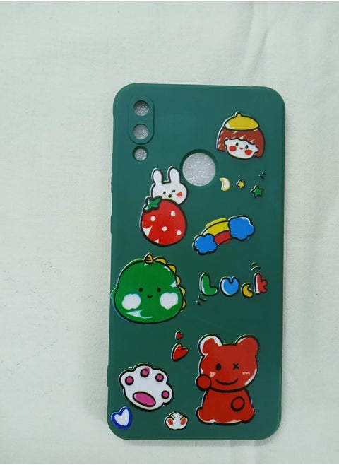 Back Cover Compatible With Phone Huawei Y7 2019 - Multi Color 116