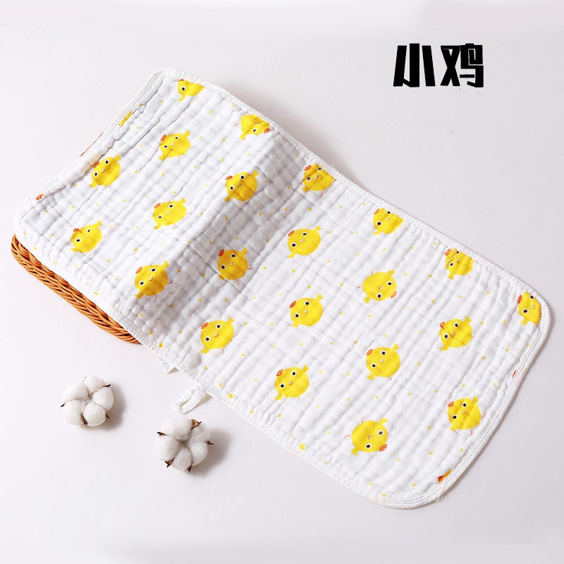 6-Layer Gauze Baby Bath Towel, Pure Cotton, Super Soft, Breathable, Lint-Free, Animal  Print