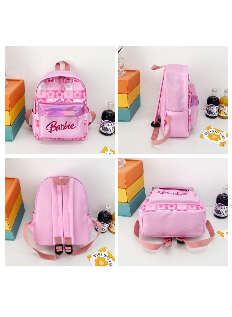 Barbie Princess Pink Children's Backpack Kindergarten Schoolbag Girl Cartoon Cute Baby Backpack Lightweight Travel Student Backpack - Image 2