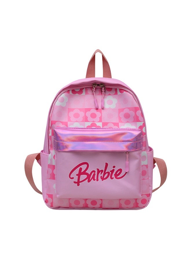 Barbie Princess Pink Children's Backpack Kindergarten Schoolbag Girl Cartoon Cute Baby Backpack Lightweight Travel Student Backpack - Image 1