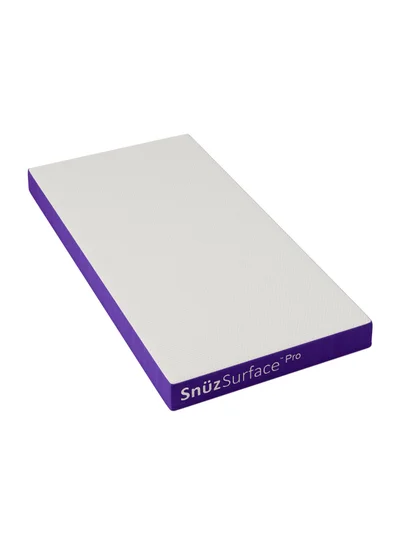 Snuz Surface Pro Adaptable Cot Bed Mattress, Pocket Sprung, Anti - Dust Mite Barrier, Infant And Baby Toddler/ Kids, Suitable From 0 To 7 Years, Dimensions 70X119X11 Cm