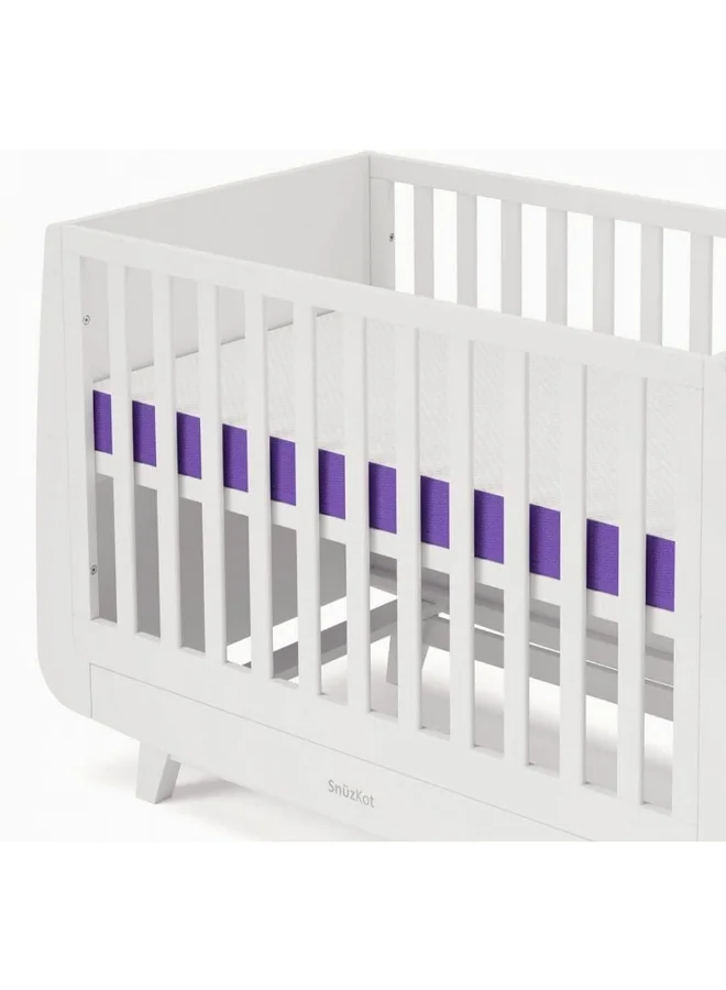 Snuz Surface Pro Adaptable Cot Bed Mattress, Pocket Sprung, Anti - Dust Mite Barrier, Infant And Baby Toddler/ Kids, Suitable From 0 To 7 Years, Dimensions 70X119X11 Cm