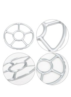 SYOSI 2 Pcs Alloy Multi-Function Gas Ring Reducer Universal Hob Ceramic Pan Supports Alloy Multi-Function Trivets Stove Top Gas Ring Reducer for Cooker Heat Simmer Coffee Pots  - Image 3