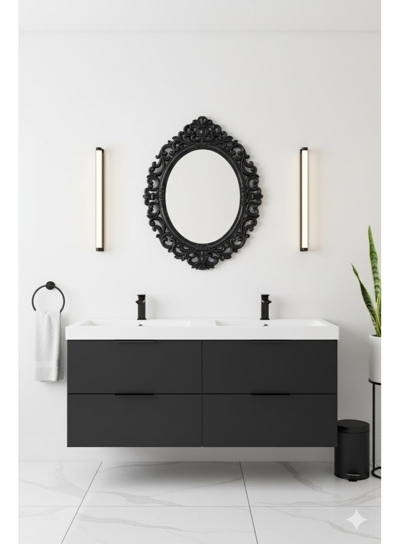 Generic valueable 1 An elegant mirror with a luxurious frame adds a touch of sophistication to any space. 72 x 57 cm - Image 1