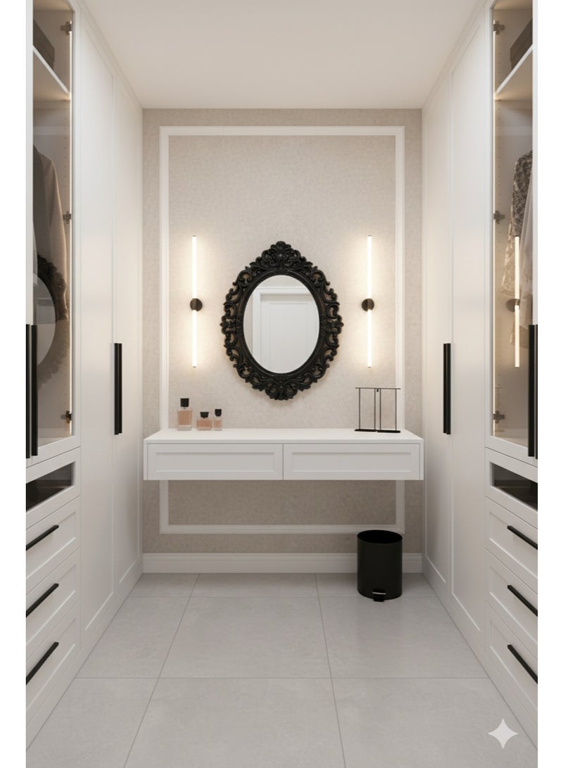 Generic valueable 1 An elegant mirror with a luxurious frame adds a touch of sophistication to any space. 72 x 57 cm - Image 3