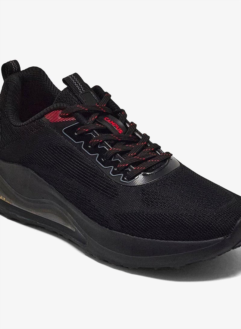 CAMPUS Men’s Black Lace-Up Sports Shoes – Modern Dual-Tone Look Shoes with Airy Comfort Fit - Image 5