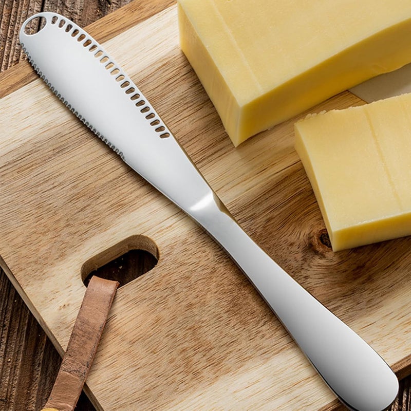 Pujito 2Pcs Butter Spreader Knife 8inch for Cold Butter Butter Slicer, Butter Curler, Butter Grater, Butter Blade - Image 5