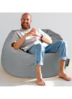 ANDERSON Anderson Large Waterproof Comfortable Bean Bag Relaxing Chair Grey Colour  - Image 2