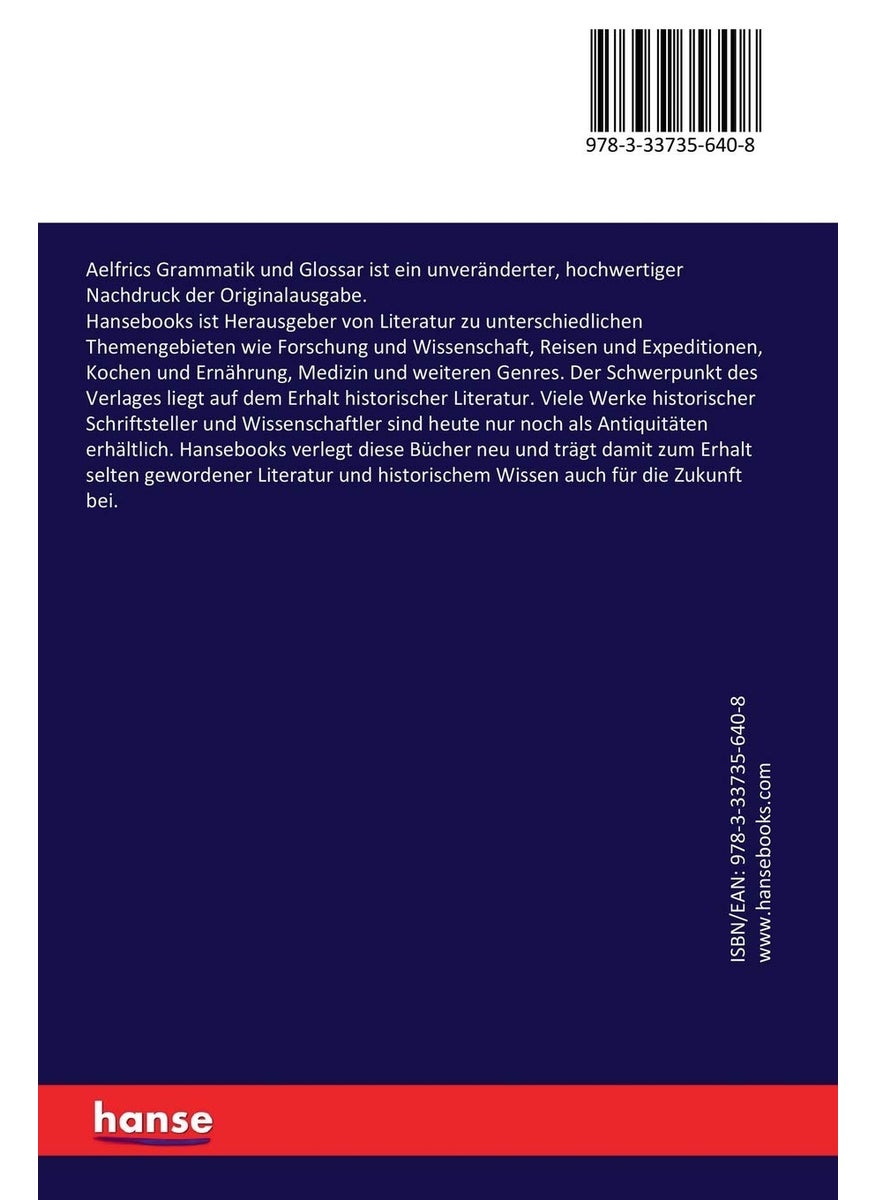 Aelfrics Grammatik und Glossar  - Image 2