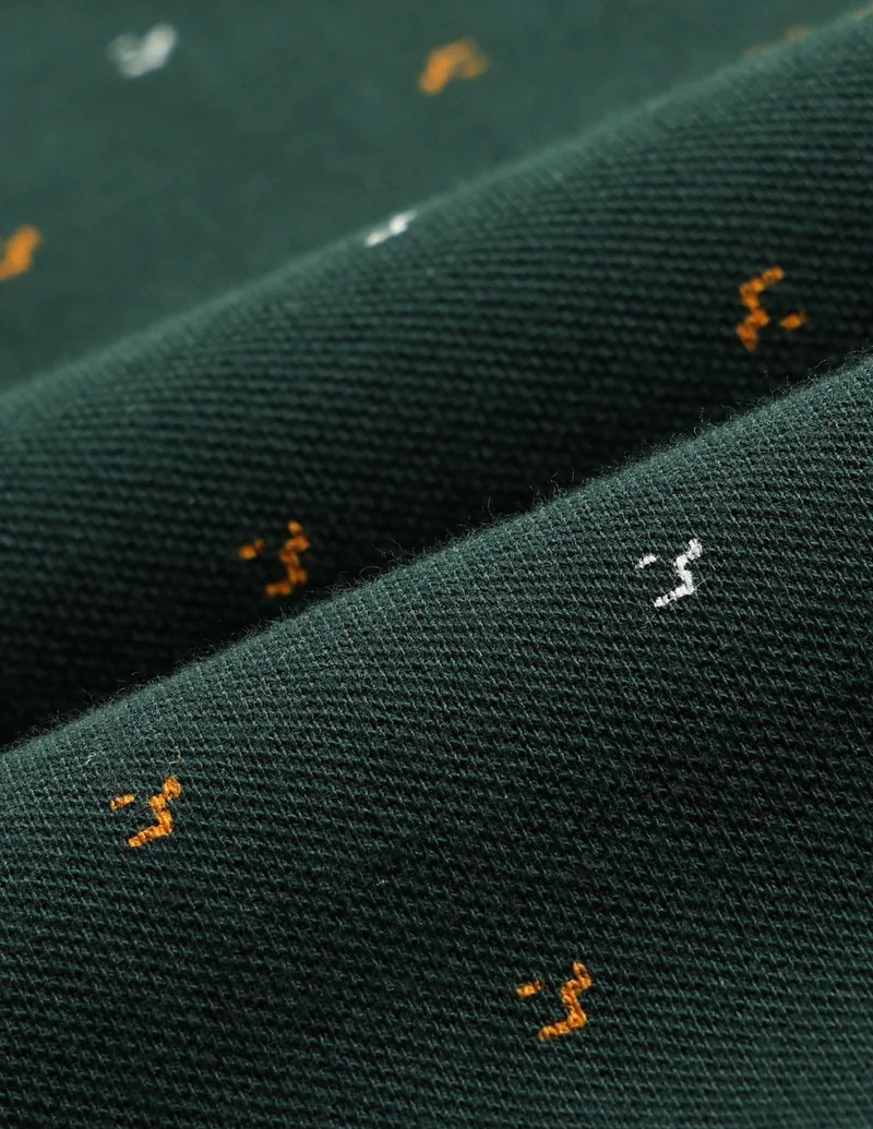 Arrow Green All Over Printed Regular Fit Polo Shirt for Men | Best Price UAE