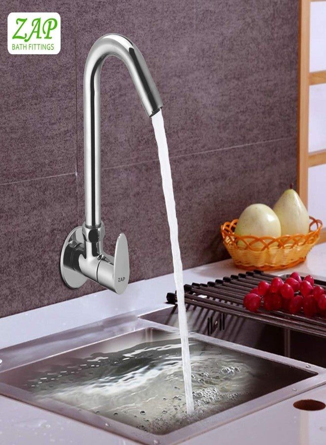 زاب صنبور حوض مطبخ ZAP Pluto Light Chrome | صنبور حوض مطبخ يُثبّت على سطح الحوض | صنبور ماء ساخن أو بارد للمنزل | صنبور حوض عصري سهل الاستخدام - Image 2