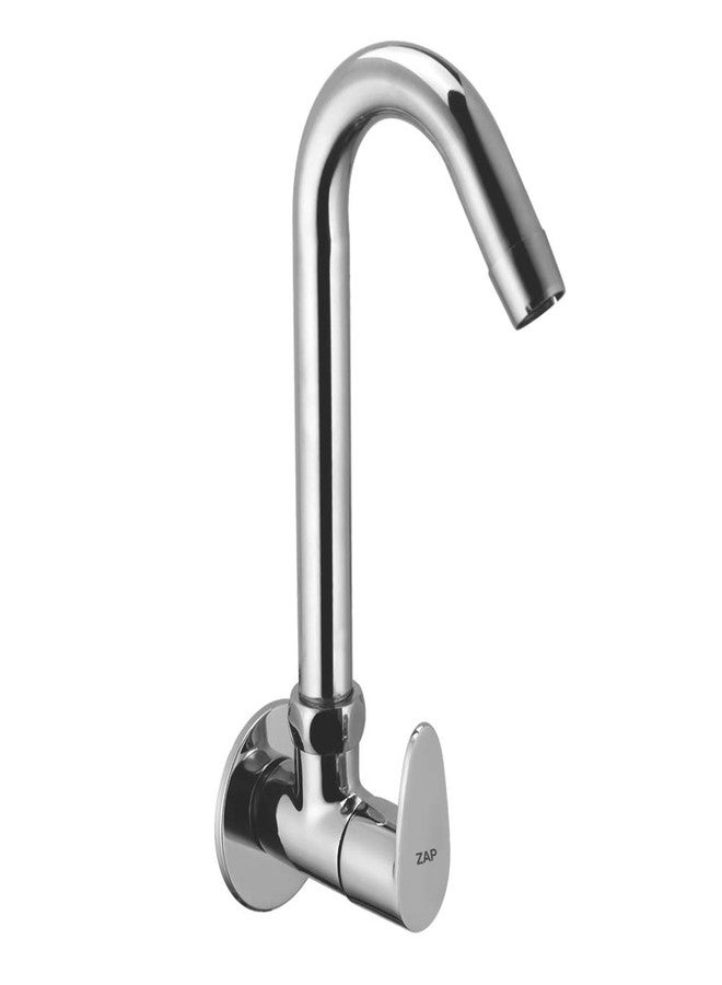 زاب صنبور حوض مطبخ ZAP Pluto Light Chrome | صنبور حوض مطبخ يُثبّت على سطح الحوض | صنبور ماء ساخن أو بارد للمنزل | صنبور حوض عصري سهل الاستخدام - Image 1