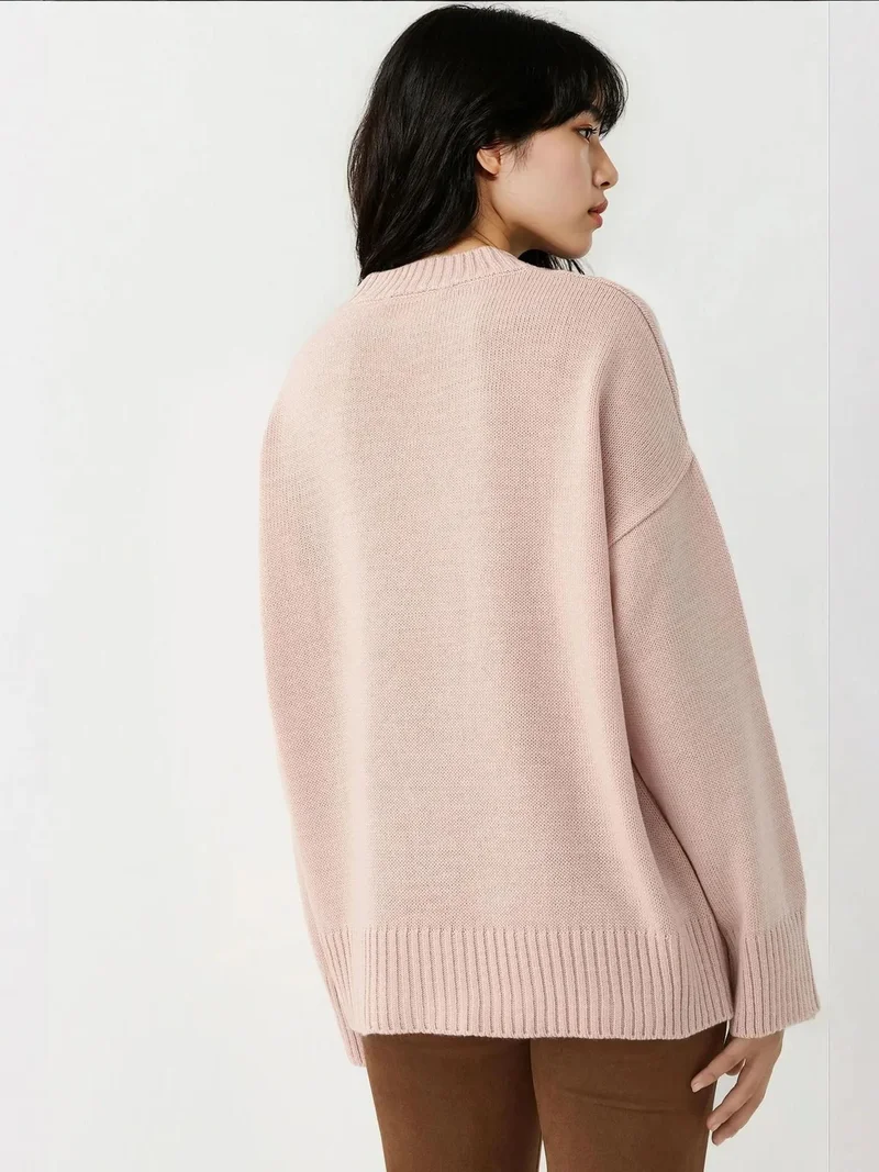 HICCUP Crew Neck Cozy Sweater