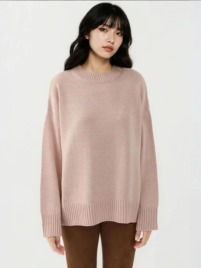 HICCUP Crew Neck Cozy Sweater