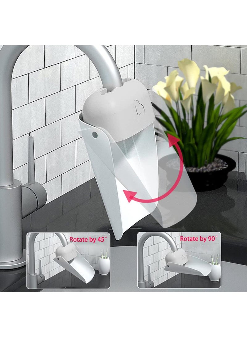 Sweet seven Kids Faucet Extender - Universal Sink Handle Extender for Toddlers - Fun Hand-Washing Solution for Children - Bathroom Sink Spout Wash Helper - Grey - Image 4